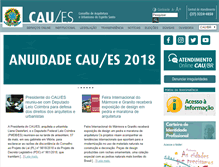 Tablet Screenshot of caues.org.br